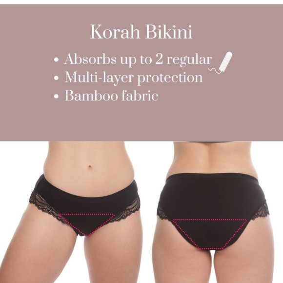 Sustainable Period/Pee Proof Underwear| Washable & Reusable| Light - Moderate - Picture 3 of 8